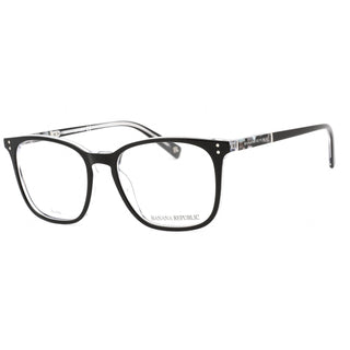 Banana Republic LUNA Eyeglasses BLACK CRYSTAL / Clear demo lens-AmbrogioShoes