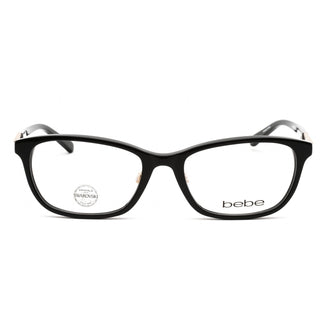 Bebe BB5154 Eyeglasses Jet / Clear Lens-AmbrogioShoes