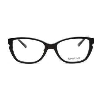 Bebe BB5158 Eyeglasses Jet Black Gold / Clear Lens-AmbrogioShoes