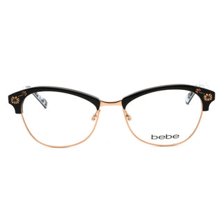 Bebe BB5162 Eyeglasses Jet Black / Clear Lens-AmbrogioShoes