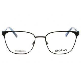 Bebe BB5200 Eyeglasses Jet/Clear demo lens-AmbrogioShoes