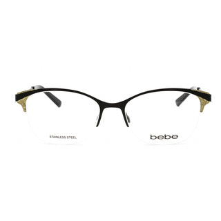 Bebe BB5204 Eyeglasses Jet / Clear Lens-AmbrogioShoes