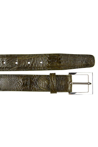 Belvedere 2000 Men's Ostrich Skin Belt (BVB2729)