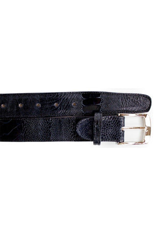 Belvedere 2000 Men's Ostrich Skin Belt (BVB2729)