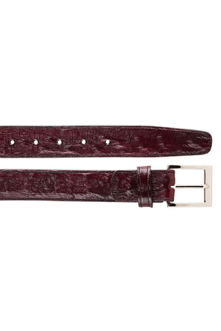 Belvedere 2001 Men's Exotic Ostrich Skin Belt (BVB2735)