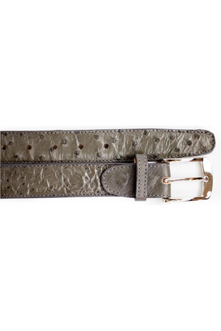 Belvedere 2001 Men's Ostrich Skin Belt (BVB2735)