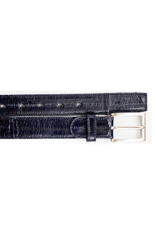 Belvedere 2002 Men's Exotic Eel Skin Belts (BVB2720)-AmbrogioShoes