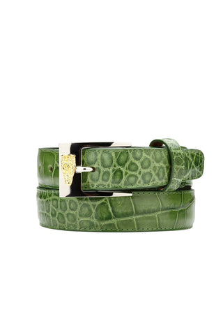 Belvedere 2008 Men's Alligator Belt (BVB2703)