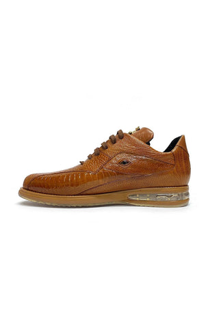 Belvedere 33624 Lupo Honey Genuine Ostrich Eyes Casual Sneakers (BVS3034)
