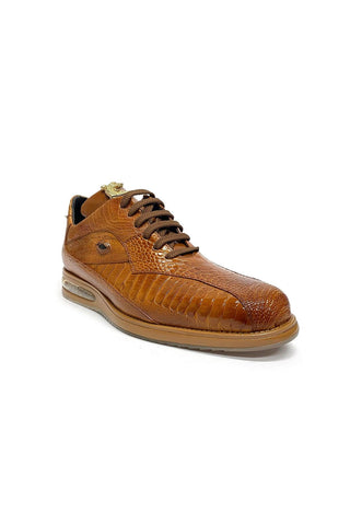 Belvedere 33624 Lupo Honey Genuine Ostrich Eyes Casual Sneakers (BVS3034)