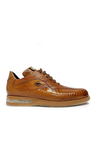 Belvedere 33624 Lupo Honey Genuine Ostrich Eyes Casual Sneakers (BVS3034)