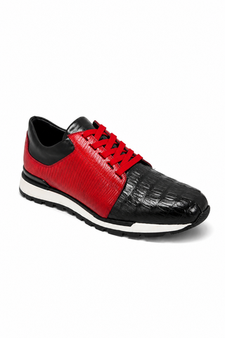 Belvedere 33631 Titan Crocodile / Lizard / Leather Sneakers (BV3145)