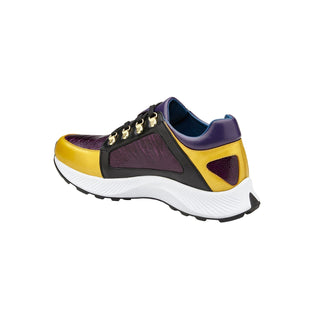 Belvedere Adam H02 Exotic Ostrich / Calf-Skin Leather Sneaker (BV3179)-AmbrogioShoes