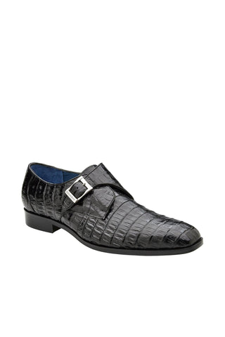 Belvedere Angelo Crocodile Single Monk-Strap
