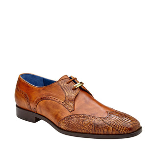Belvedere Antonio Alligator & Leather Derby-AmbrogioShoes