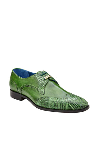 Belvedere Antonio Alligator & Leather Derby-AmbrogioShoes
