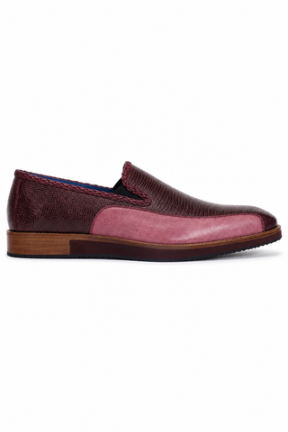 Belvedere Bartolo Lizard & Leather Loafer