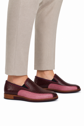 Belvedere Bartolo Lizard & Leather Loafer