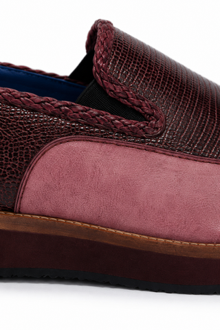 Belvedere Bartolo Lizard & Leather Loafer