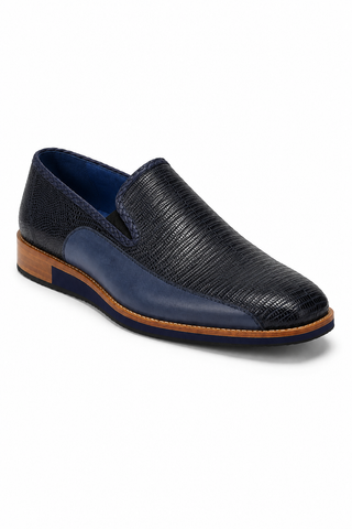 Belvedere Bartolo Lizard & Leather Loafer