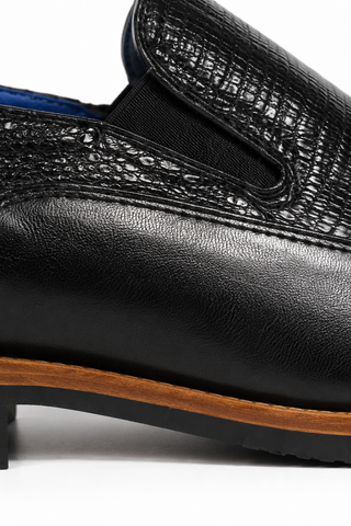 Belvedere Bartolo Lizard & Leather Loafer