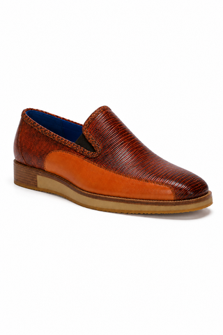 Belvedere Bartolo Lizard & Leather Loafer