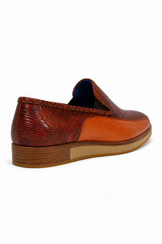 Belvedere Bartolo Lizard & Leather Loafer
