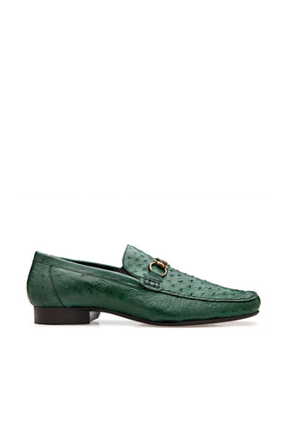 Belvedere Bartolo Ostrich Horse-Bit Loafer-AmbrogioShoes