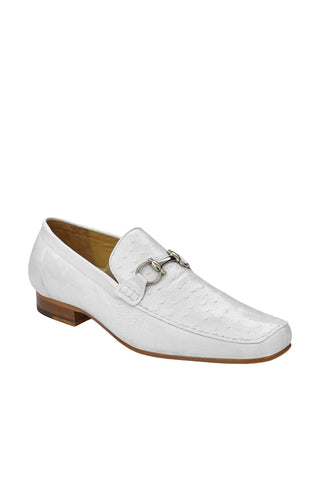Belvedere Bartolo Ostrich Horse-Bit Loafer