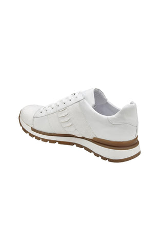 Belvedere Blake Ostrich & Leather Sneakers-AmbrogioShoes