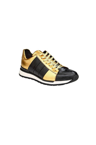 Belvedere Blake Ostrich & Leather Sneakers-AmbrogioShoes