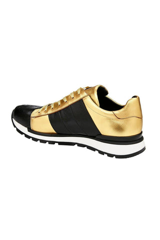 Belvedere Blake Ostrich & Leather Sneakers-AmbrogioShoes