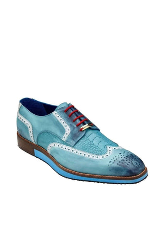 Belvedere Brady Ostrich & Leather Derby