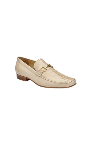 Belvedere Bruno 1026 Black Ostrich / Leather Horsebit Split-Toe Loafers (BV3072)