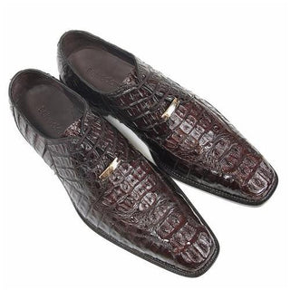 Belvedere Chapo 1465 Men's Designer Shoes Exotic Crocodile Hornback Oxfords (BV1006)-AmbrogioShoes