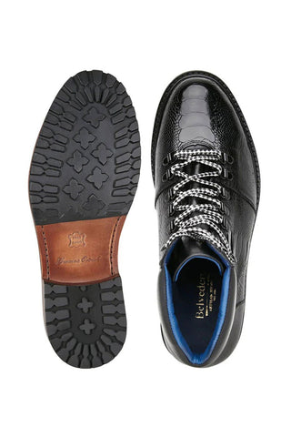 Belvedere Como Ostrich & Leather Boot
