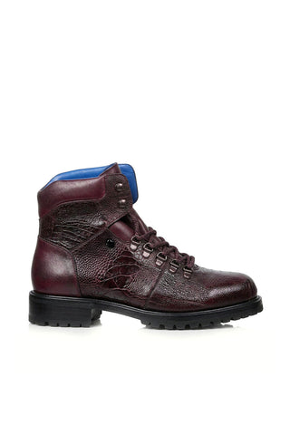 Belvedere Como Ostrich & Leather Boot