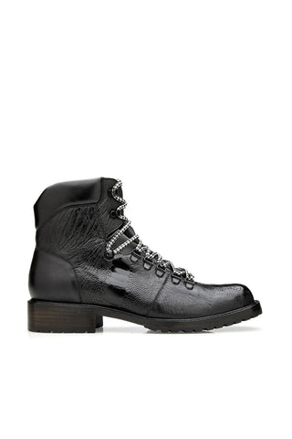 Belvedere Como Ostrich & Leather Boot