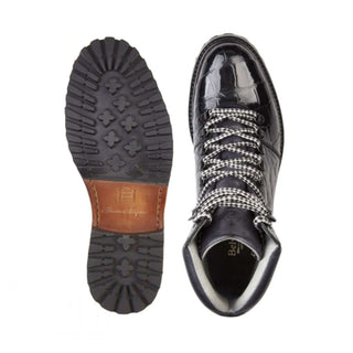 Belvedere Damian Alligator & Leather Boot-AmbrogioShoes