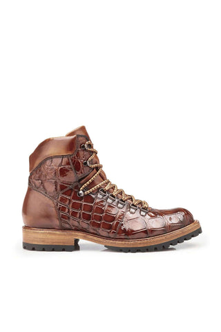 Belvedere Damian Alligator & Leather Boot-AmbrogioShoes