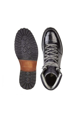 Belvedere Damian Alligator & Leather Boot