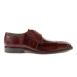 Belvedere Designer Shoes Men's Siena Burgundy Oxfords (BV2023)-AmbrogioShoes