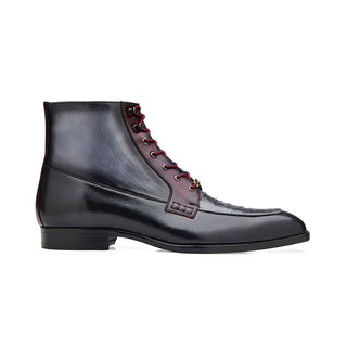 Belvedere Greco R79 Exotic Ostrich / Calf-Skin Leather Boots (BV3178)-AmbrogioShoes
