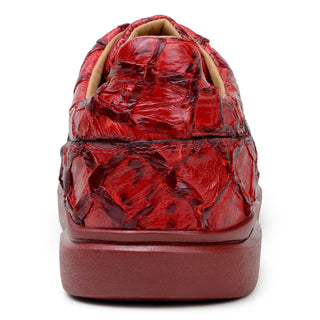 Belvedere Kingstone BR02 Exotic Pirarucu Lace-Up Casual Sneaker (BV3186)-AmbrogioShoes