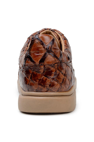 Belvedere Kingstone BR02 Pirarucu Lace-Up Casual Sneaker (BV3186)