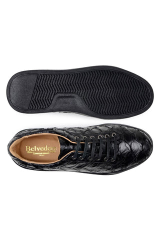 Belvedere Kingstone BR02 Pirarucu Lace-Up Casual Sneaker (BV3186)