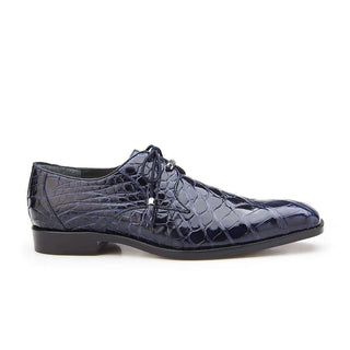 Belvedere Lago 14010 Men's Shoes Genuine Alligator Classic Derby (BV2613)-AmbrogioShoes