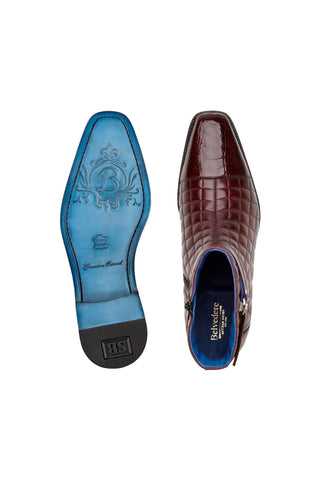 Belvedere Libero Ostrich & Leather Boots-AmbrogioShoes