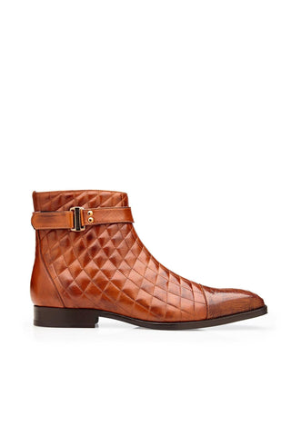 Belvedere Libero Ostrich & Leather Boots-AmbrogioShoes
