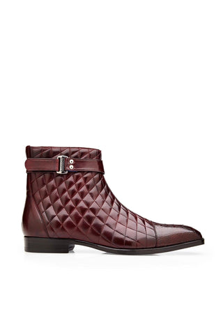 Belvedere Libero Ostrich & Leather Boots-AmbrogioShoes